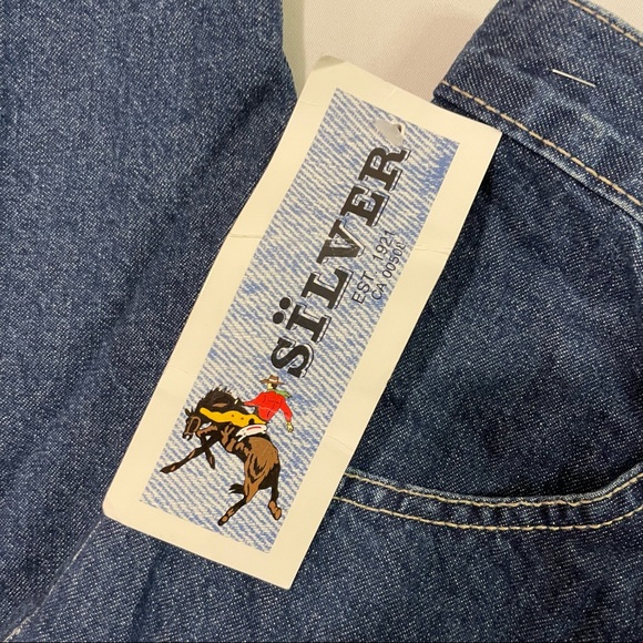 Vintage Women’s Silver Jeans Size 29/31 Mom Jeans High Waisted NWT! - Picture 9 of 13